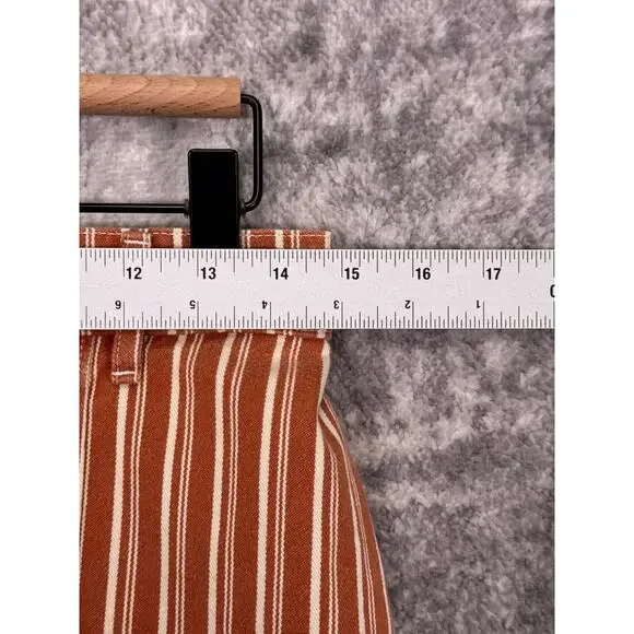Big Bud Press Western Pants Medium Womens Orange Striped - Picture 3 of 7